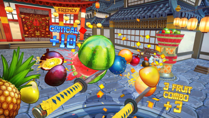 Fruit ninja vr gameplay 1 p