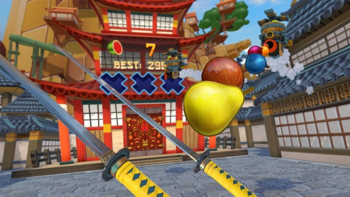 Fruit ninja vr gameplay 3 p