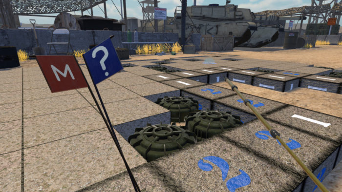 MineSweeper VR gameplay 1 p