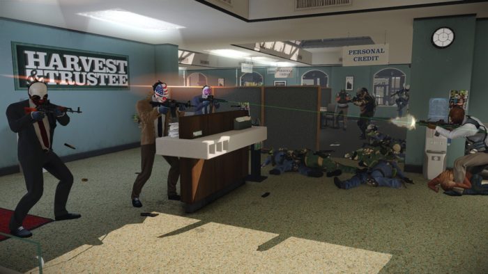 Payday 2 VR gameplay 1 p