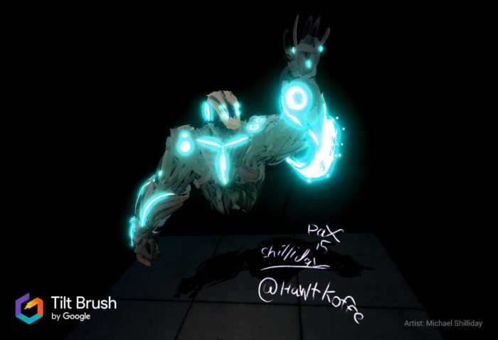 Tilt Brush gameplay 2 p